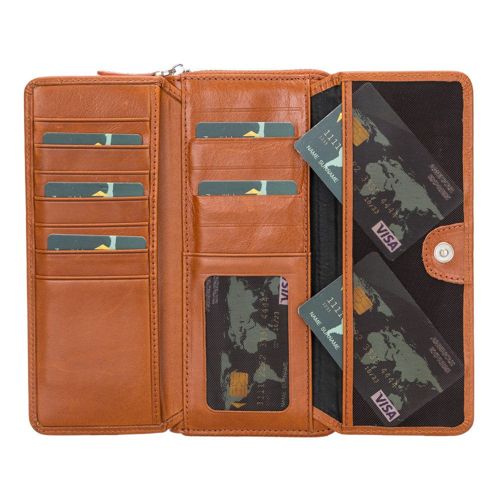 Tiago Hakiki Deri, El Yapımı, Kadın Cüzdanı, Rustik Taba