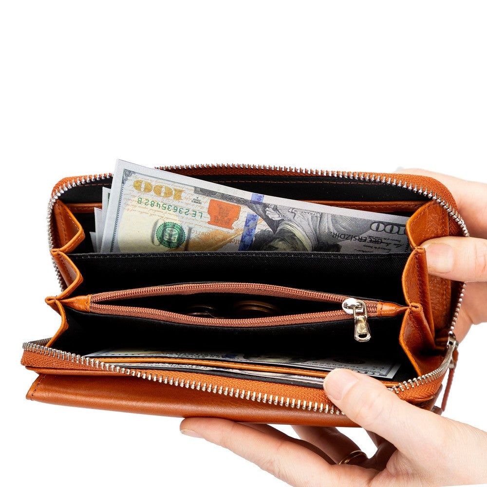 Tiago Hakiki Deri, El Yapımı, Kadın Cüzdanı, Rustik Taba