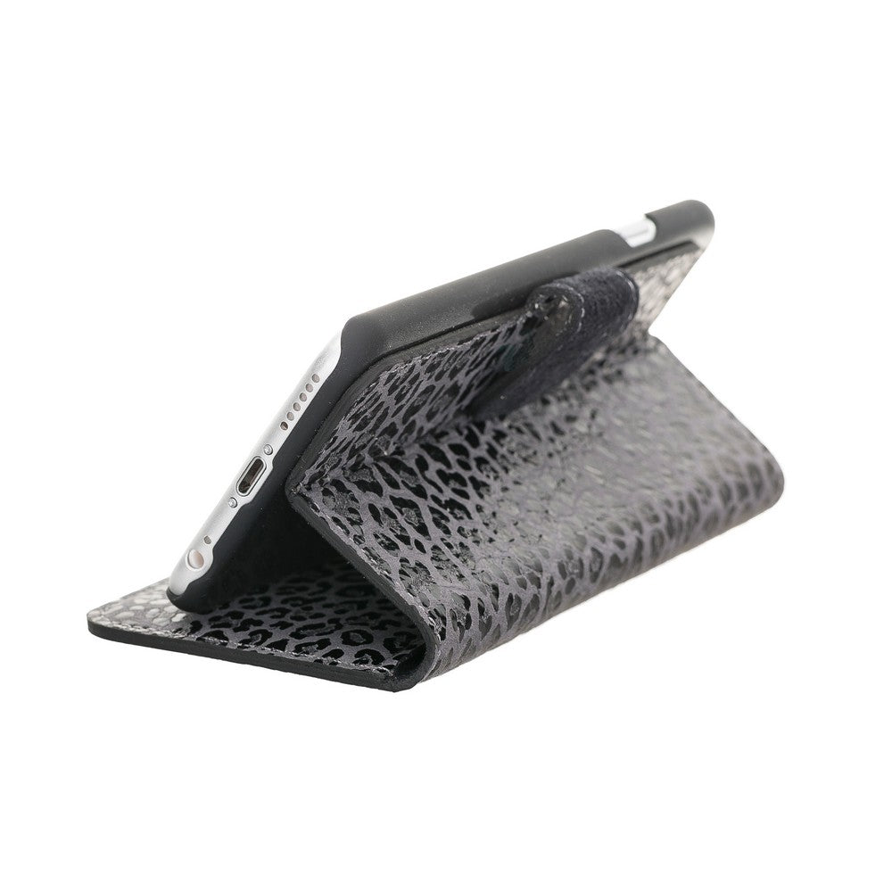 Apple iPhone 6-6s Uyumlu Deri Cüzdanlı Kılıf WC Y1