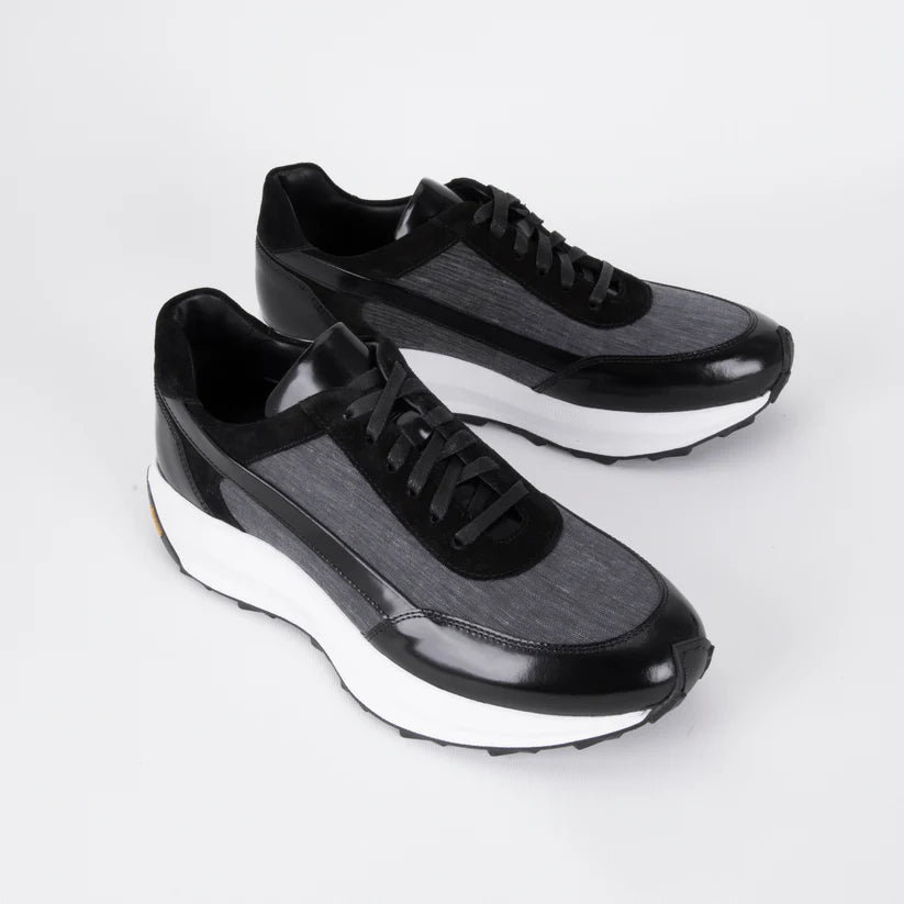 Trust Shoes D4200Y Erkek Sneaker Spor Ayakkabı – Hakiki Deri & Süet Hafif EVA Taban Günlük Kullanım