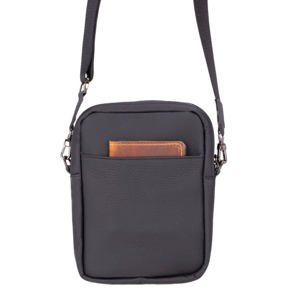 Pisa Hakiki Deri,El Yapımı Çapraz Çanta ERC1