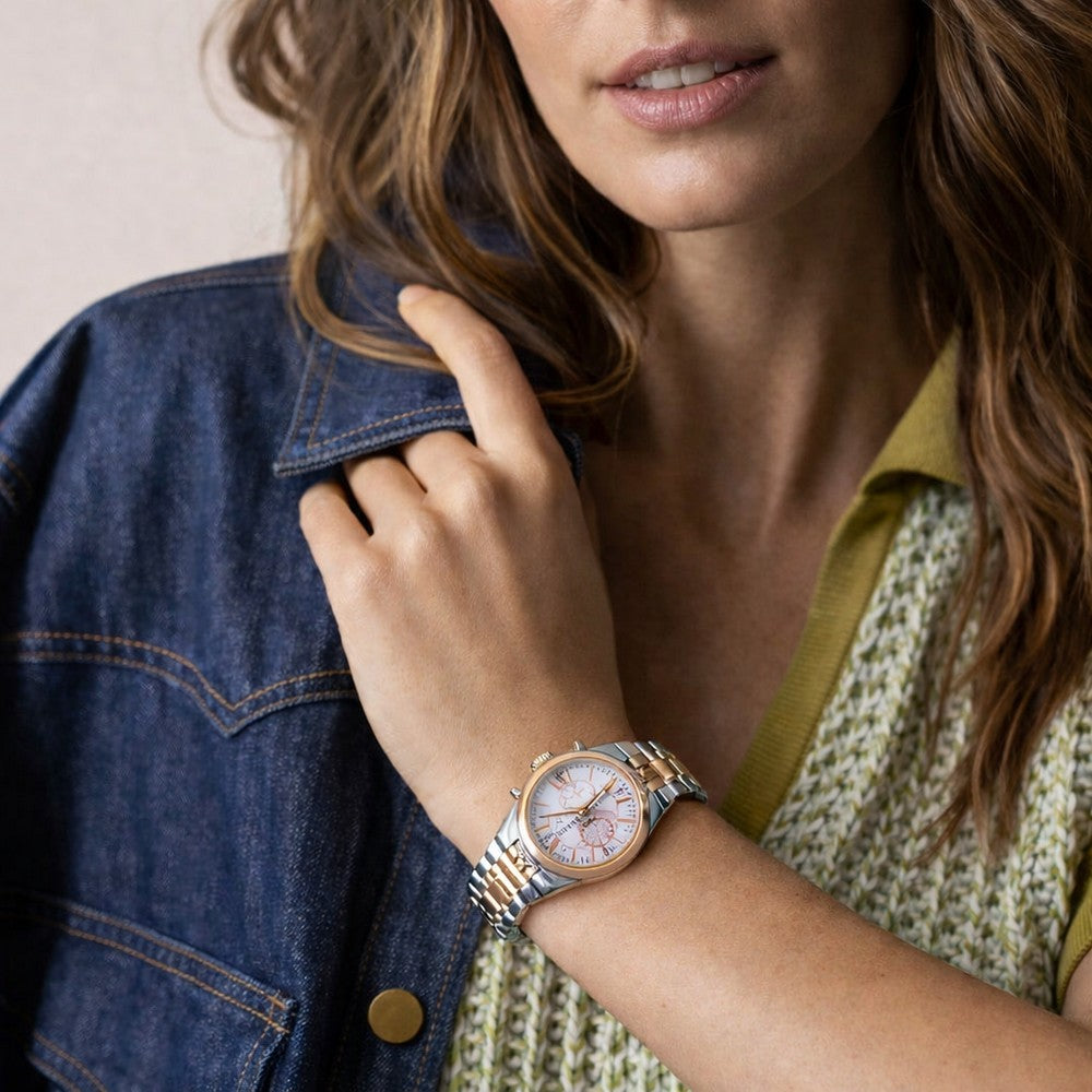 Kadın Kol Saati - Elegance Collection Model-1 ST0730ABL Rose Gold/Silver
