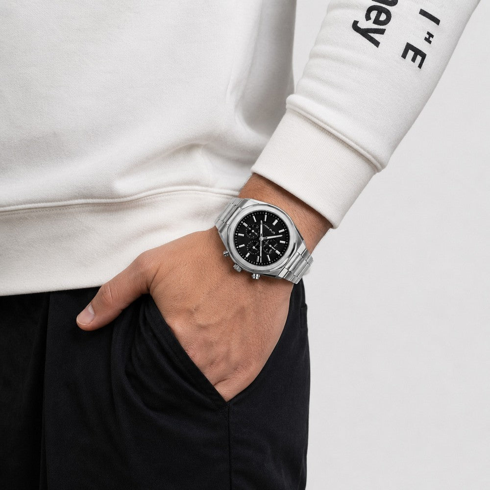 Erkek Kol Saati - Essential Collection - Model-4 ST3503AGS Plus Black/Silver