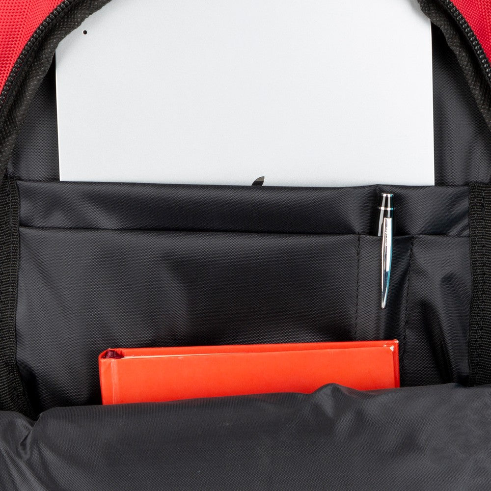 Plm City 17 inç Laptop Sırt Çantası Kırmızı