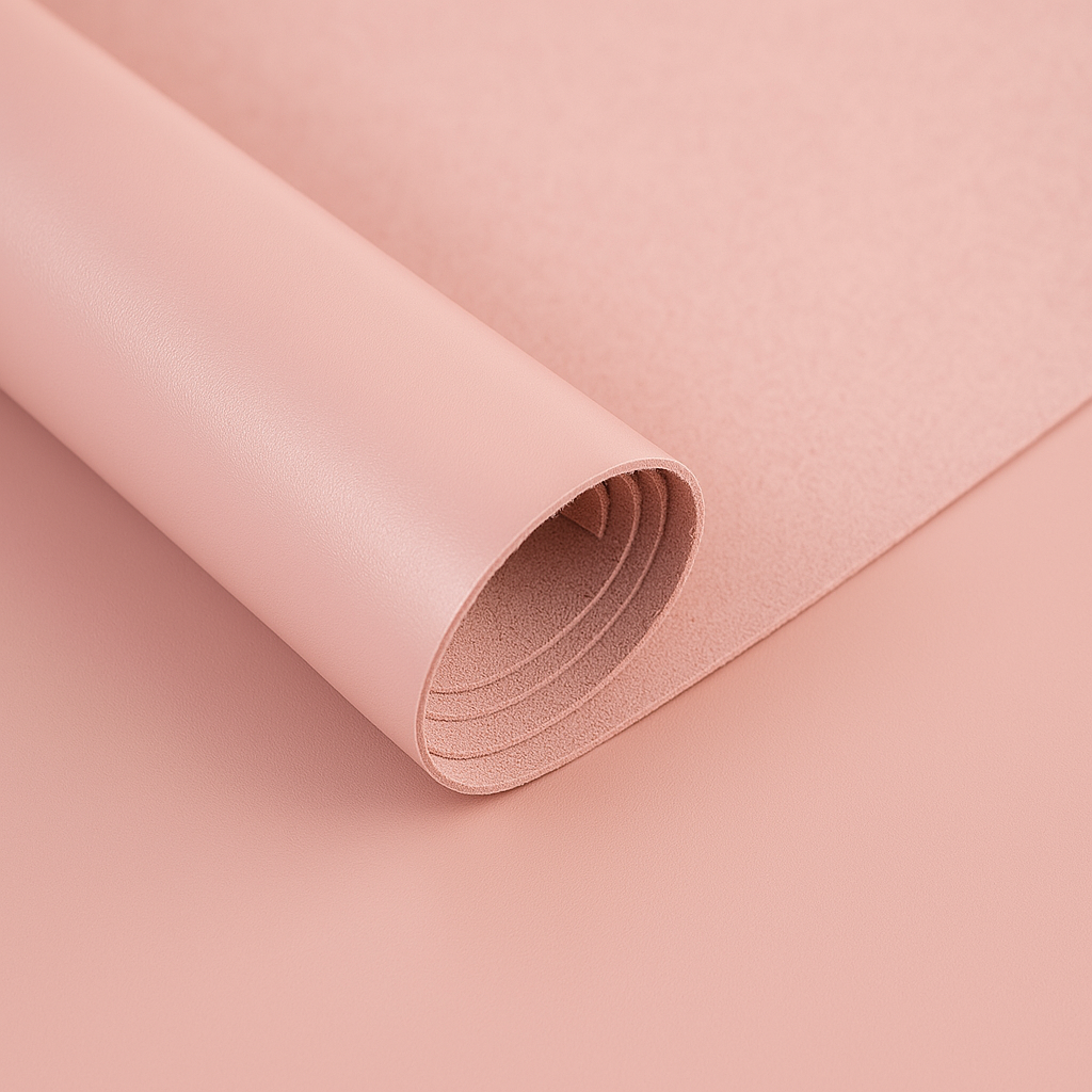 Apple iPhone 17 Pro Max için, Hakiki Deri, El Yapımı Cüzdanlı Kılıf, Magsafe ile uyumlu, İç Yüzeyi Kadife, Pembe