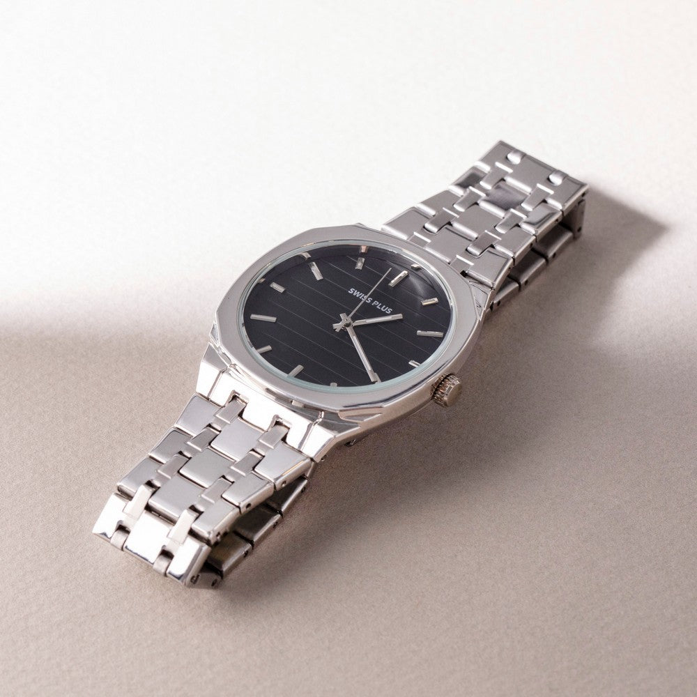 Erkek Kol Saati - Essential Collection - Model-6 ST2302AGP Black/Silver