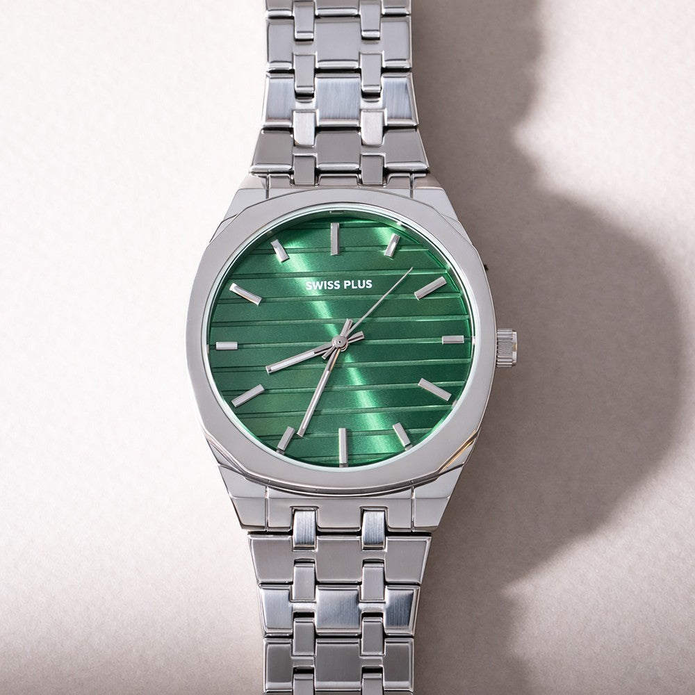 Erkek Kol Saati - Essential Collection - Model-5 ST2302AGP Green/Silver