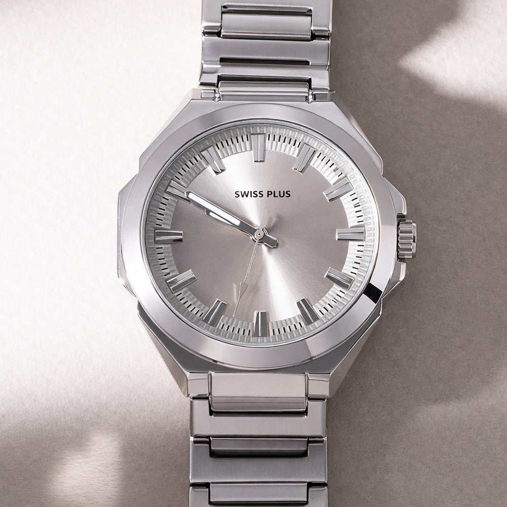 Erkek Kol Saati - Essential Collection - Model-9 ST3506AGS Max Plus Silver/Silver