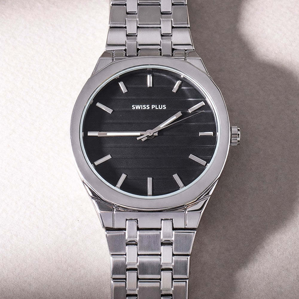 Erkek Kol Saati - Essential Collection - Model-6 ST2302AGP Black/Silver