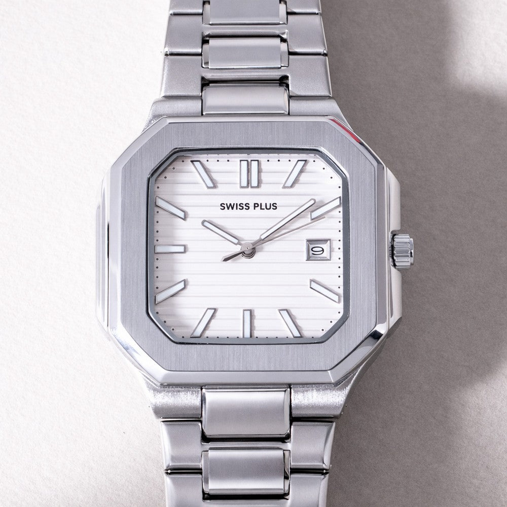 Erkek Kol Saati - Signature Collection - Model-8 RS23146 White/Silver