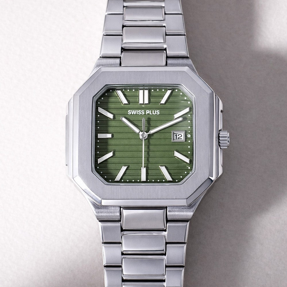 Erkek Kol Saati - Signature Collection - Model-7 RS23146 Green/Silver