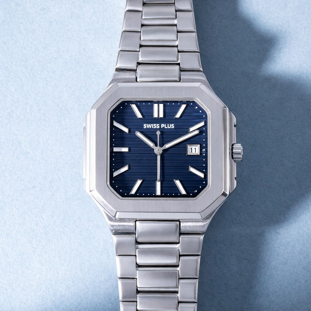 Erkek Kol Saati - Signature Collection - Model-5 RS23146 Blue/Silver