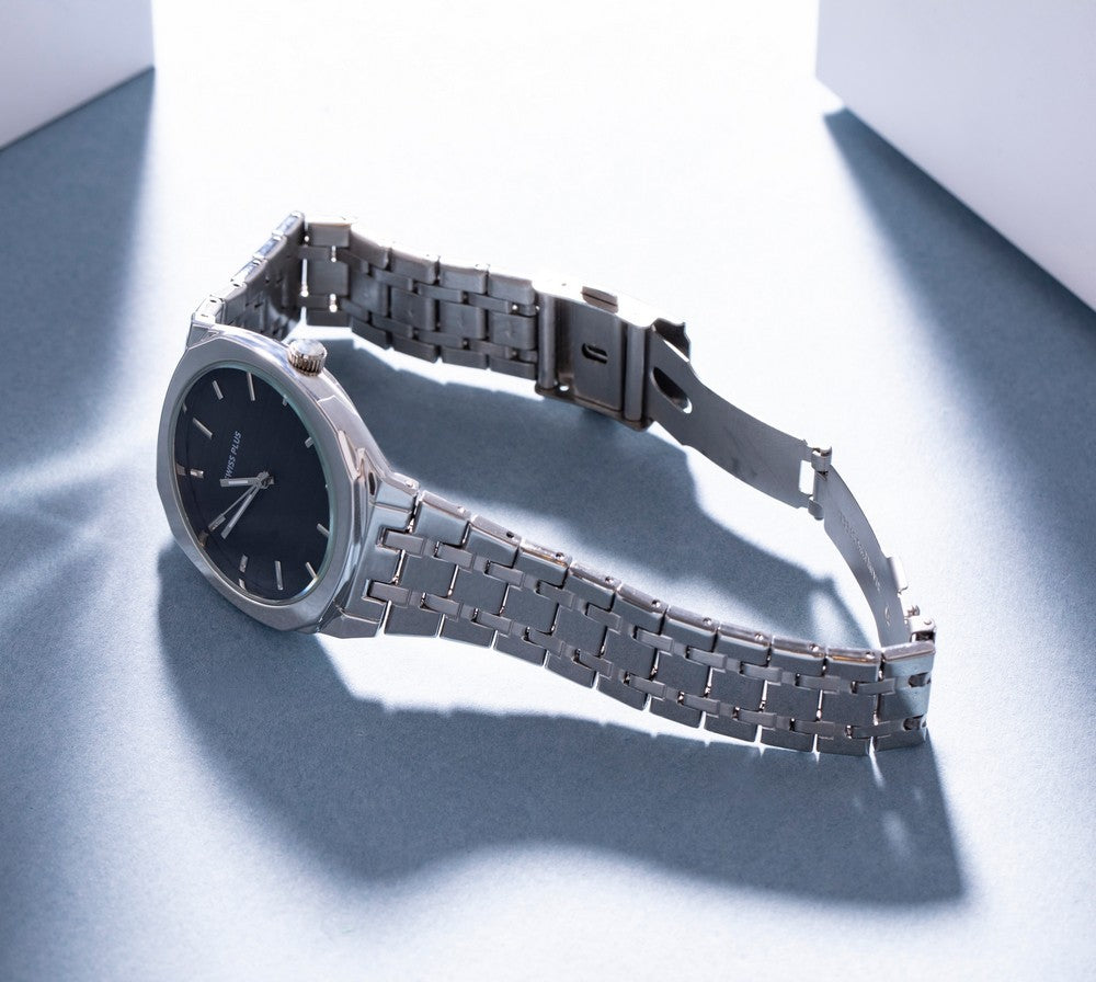 Erkek Kol Saati - Essential Collection - Model-6 ST2302AGP Black/Silver