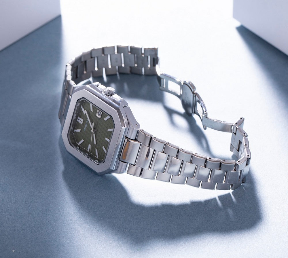 Erkek Kol Saati - Signature Collection - Model-7 RS23146 Green/Silver