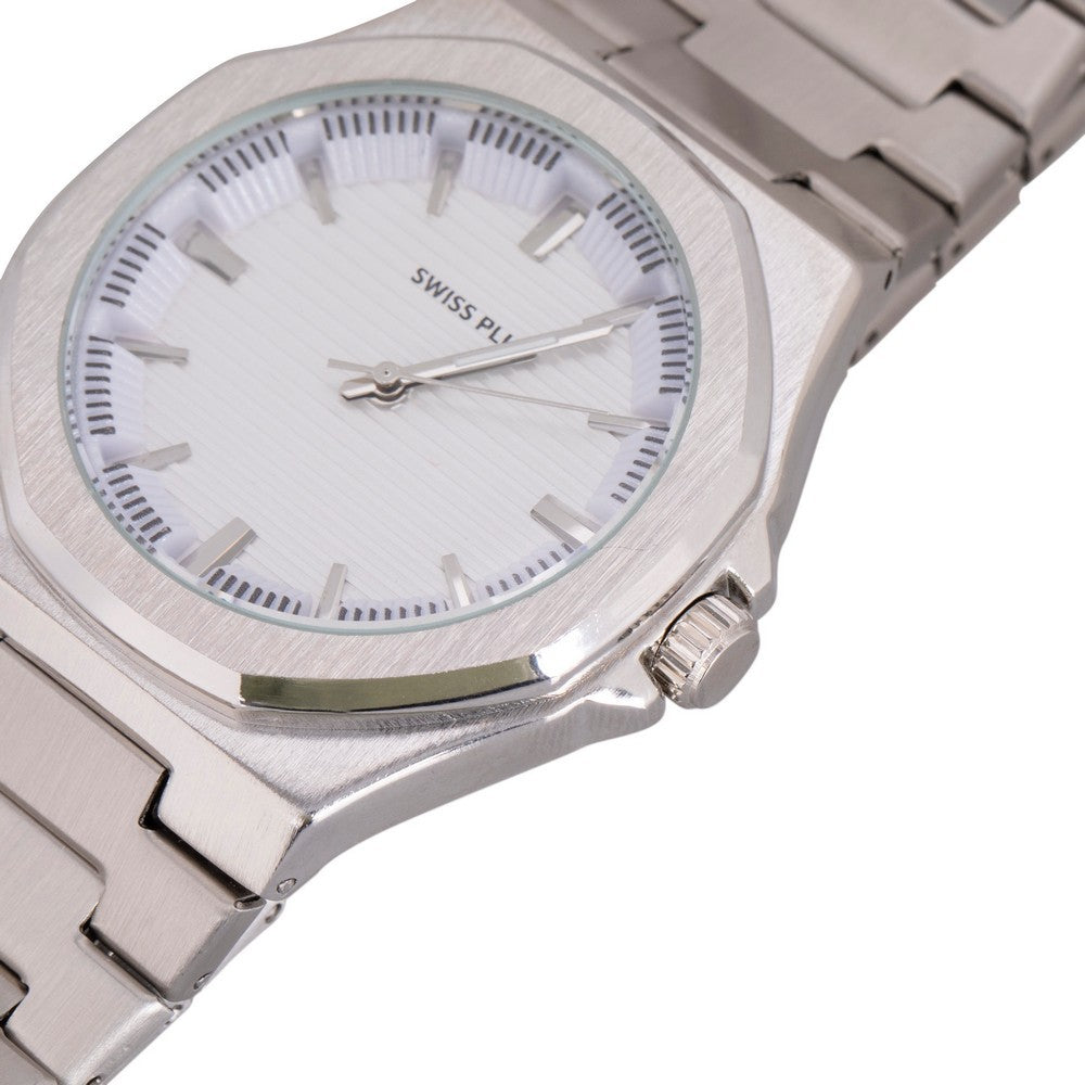 Erkek Kol Saati - Essential Collection - Model-3 ST3448AGS White/Silver