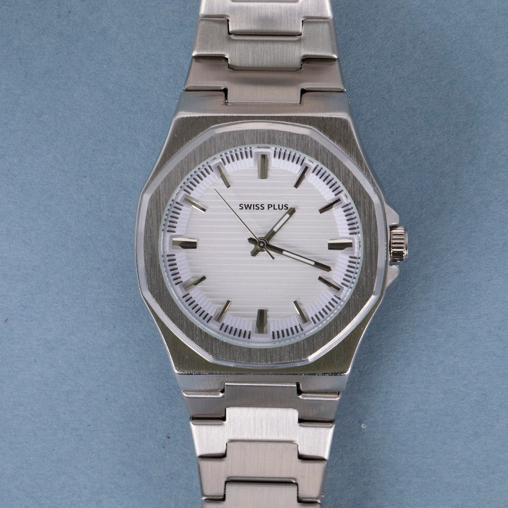 Erkek Kol Saati - Essential Collection - Model-3 ST3448AGS White/Silver