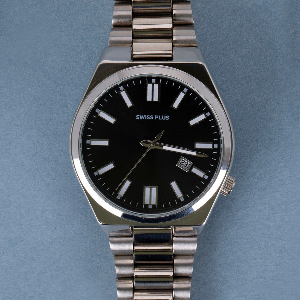 Erkek Kol Saati - Essential Collection - Model-10 ST3516AGS Luxury Black/Silver