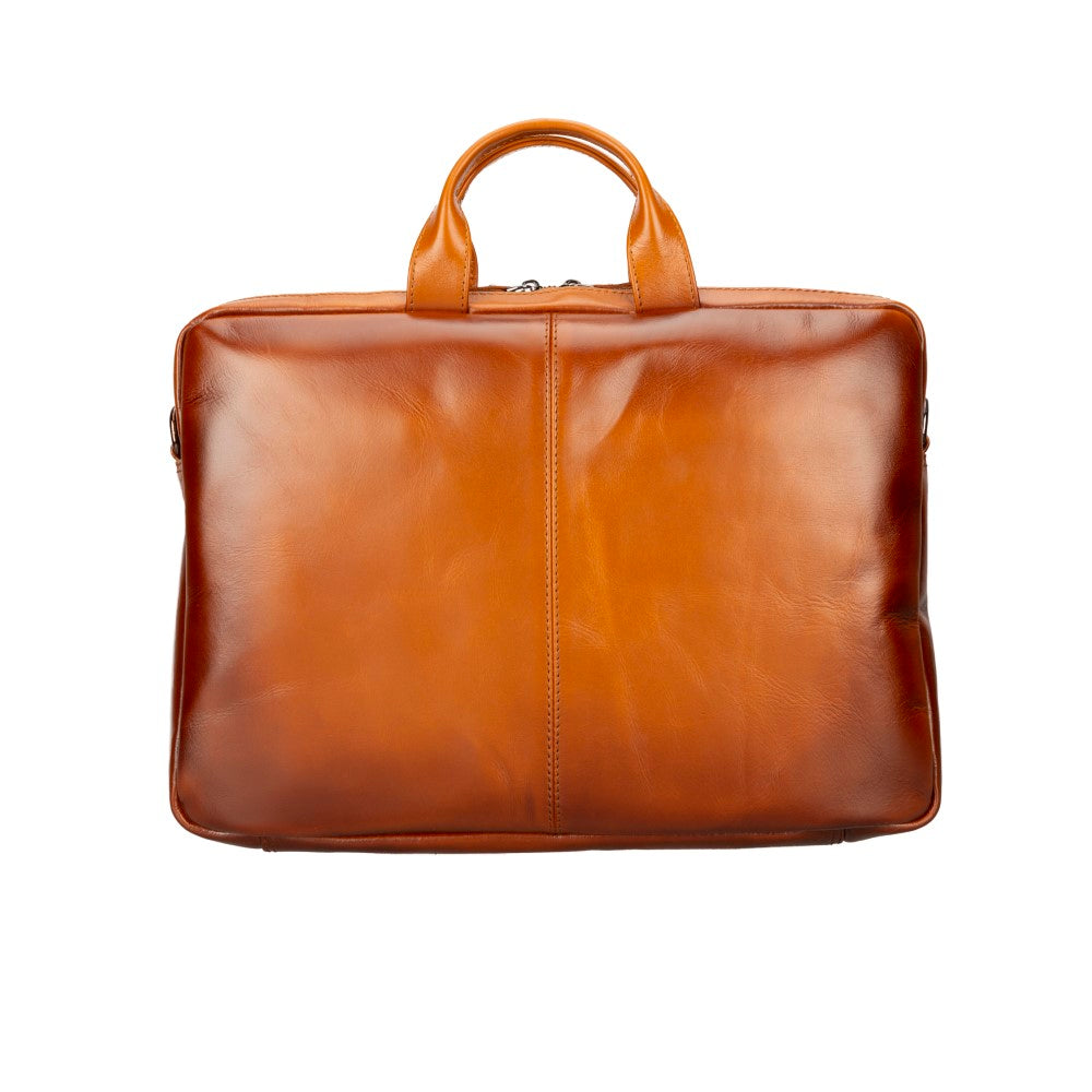 Apollo 15-16 inç MacBook ve PC uyumlu, Hakiki Deri, El Yapımı Çanta, Gölgeli Taba