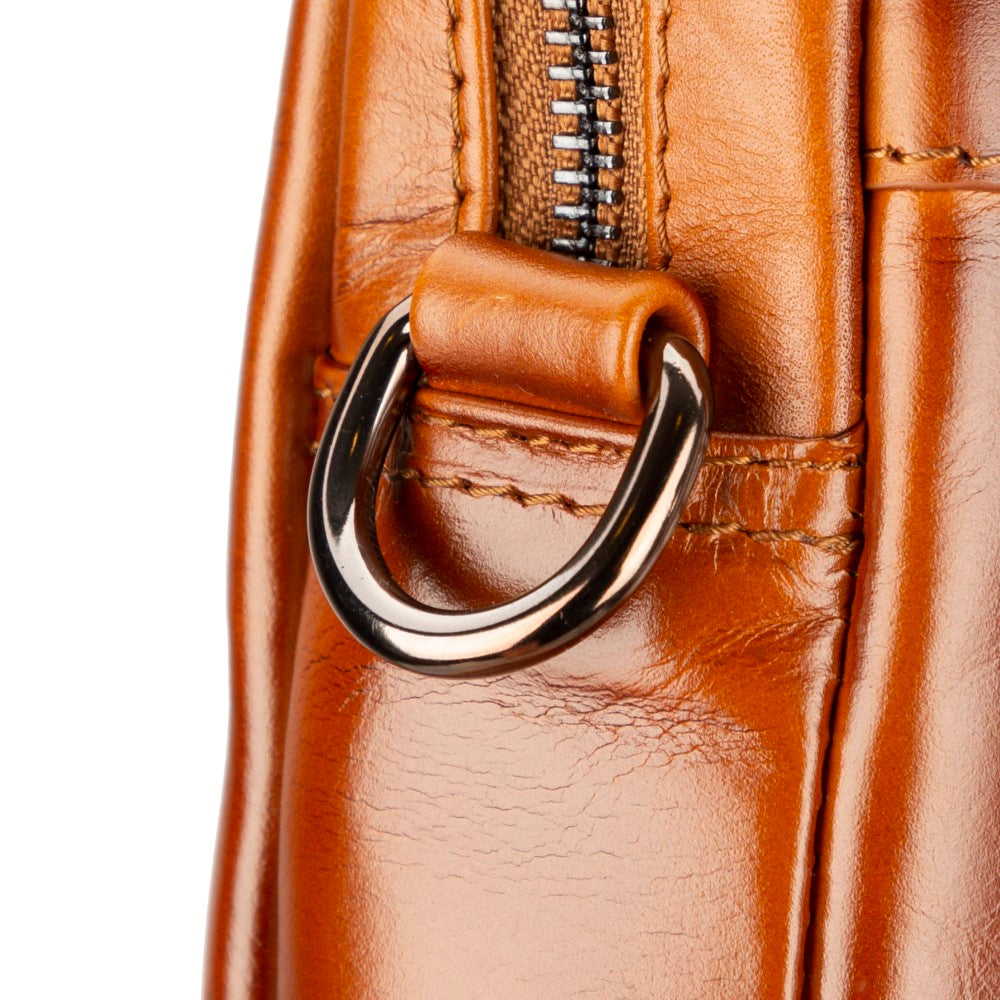 Apollo 15-16 inç MacBook ve PC uyumlu, Hakiki Deri, El Yapımı Çanta, Gölgeli Taba