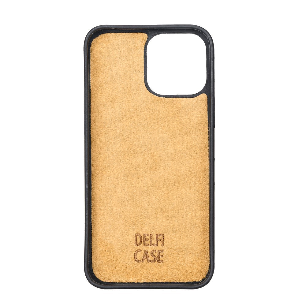 Apple iPhone 13 Pro Max uyumlu, Hakiki Deri, El Yapımı, Cüzdanlı Kılıf, Limon Sarı