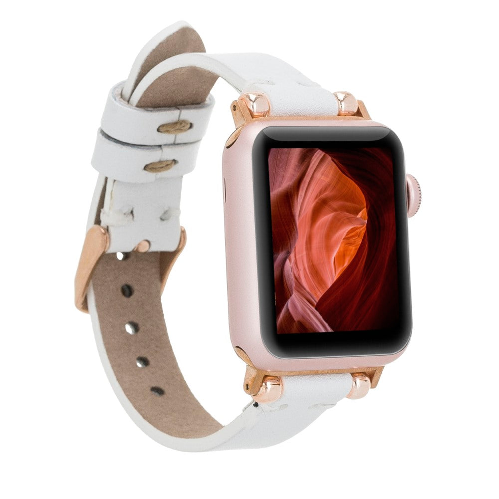 Apple Watch uyumlu, Hakiki Deri, El Yapımı Kordon, Ferro F3