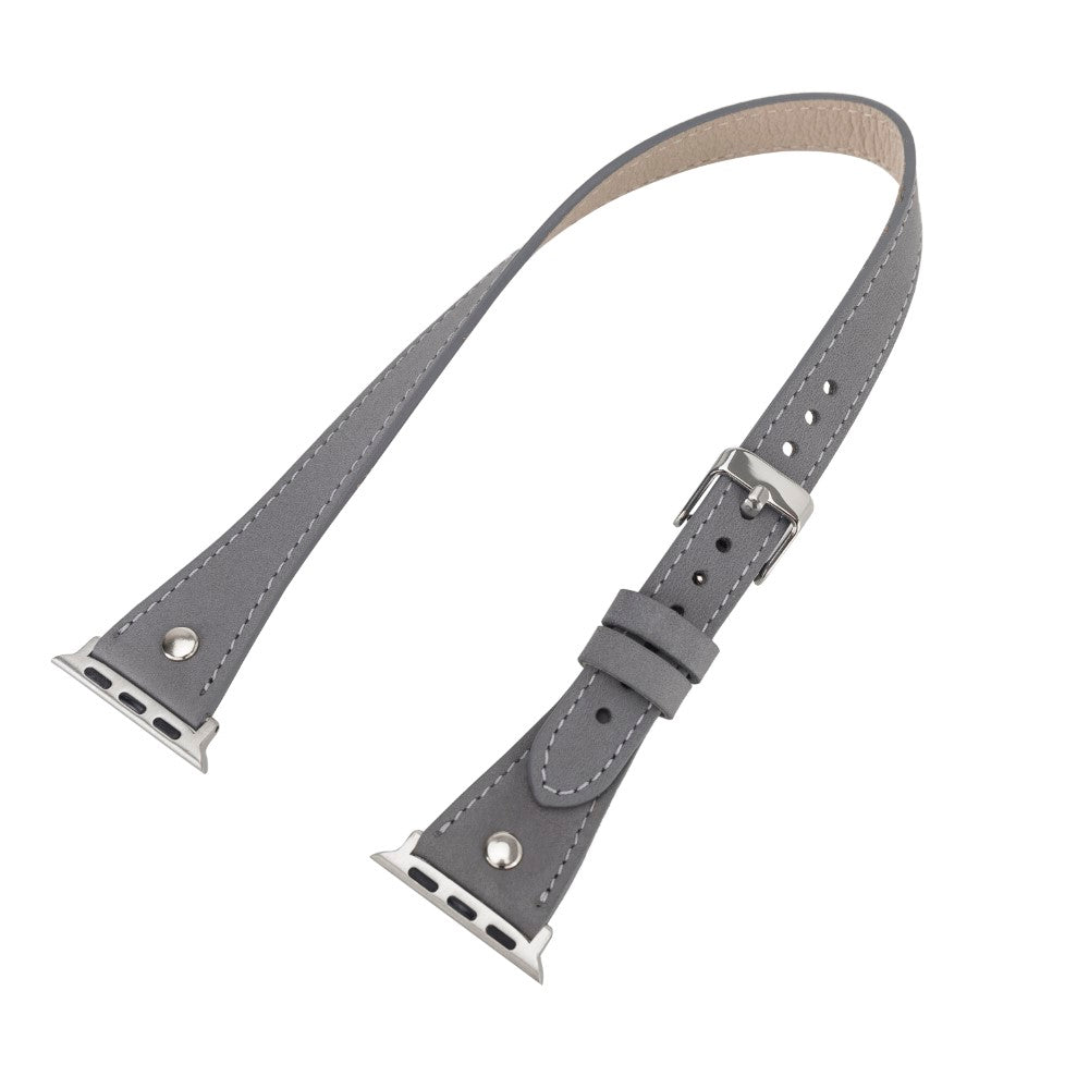 Apple Watch uyumlu, Hakiki Deri, El Yapımı Kordon, Slim DT STRST9