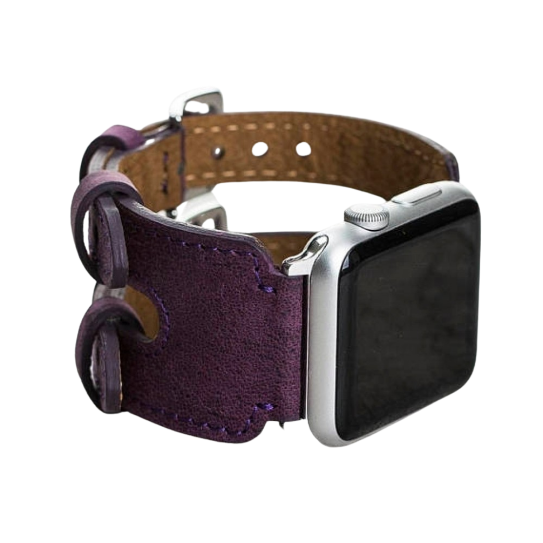 Apple Watch Uyumlu Deri Kordon Cuff DB G7