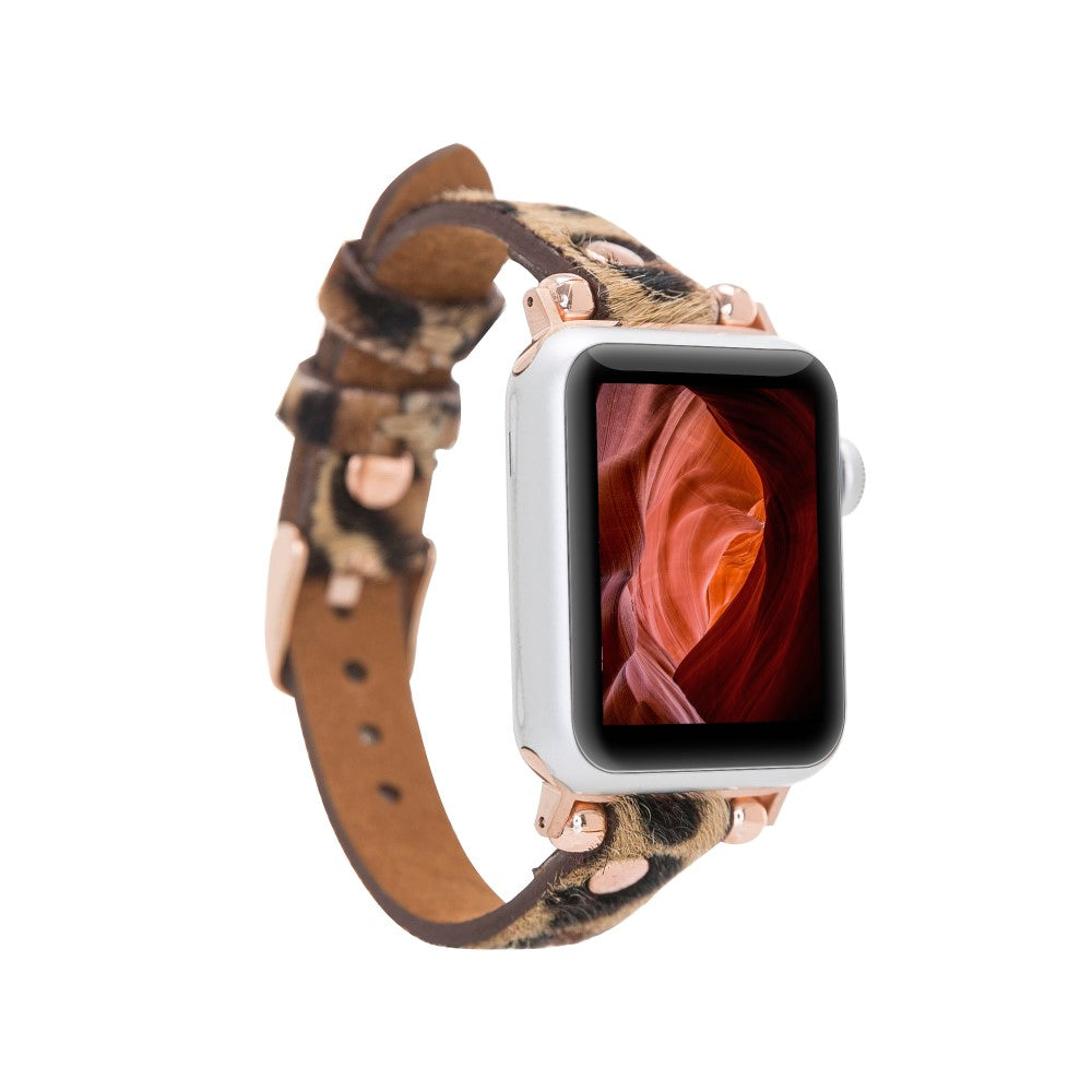 Apple Watch Uyumlu Deri Kordon RT LEO1N