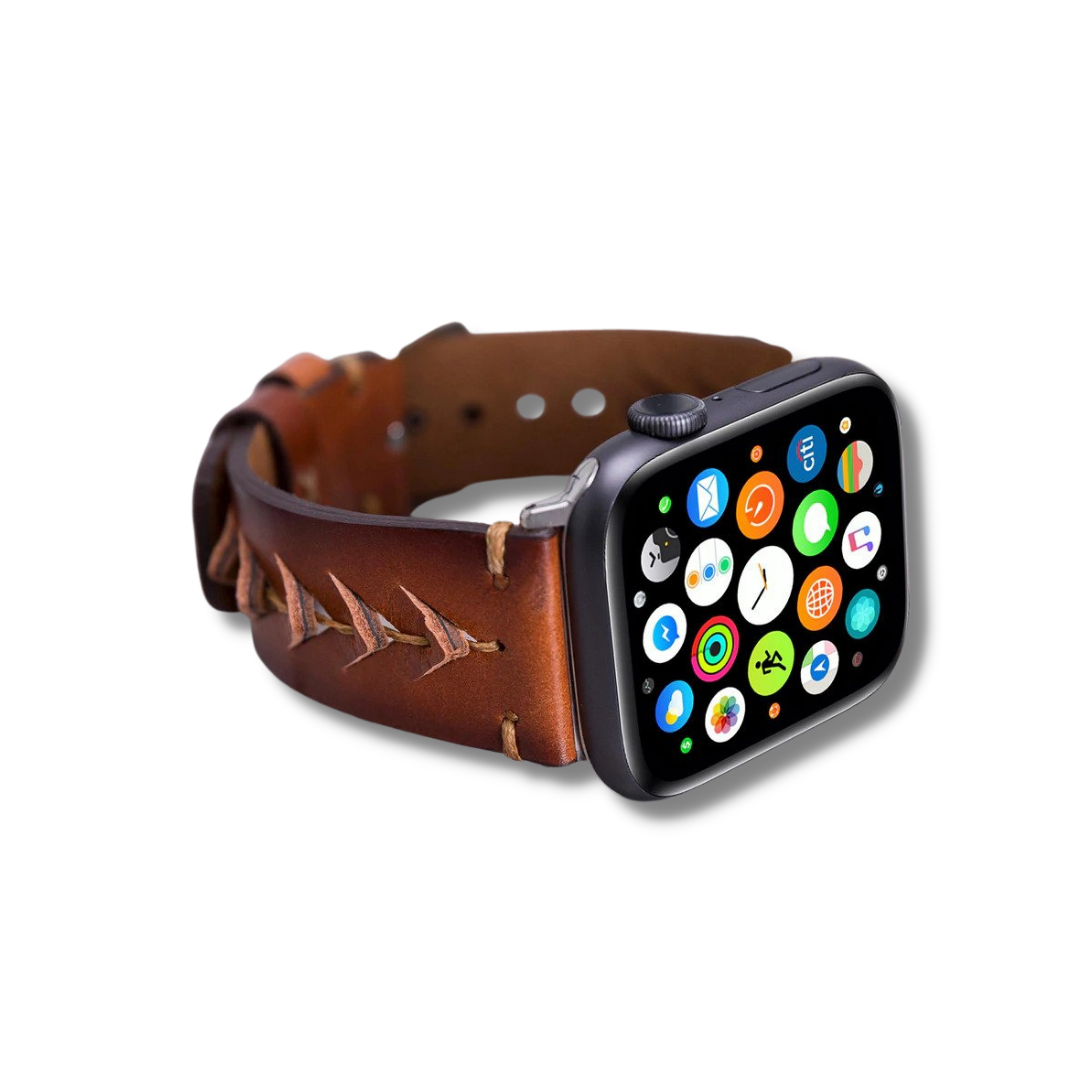 Apple Watch Uyumlu Deri Kordon RST2EF Boras