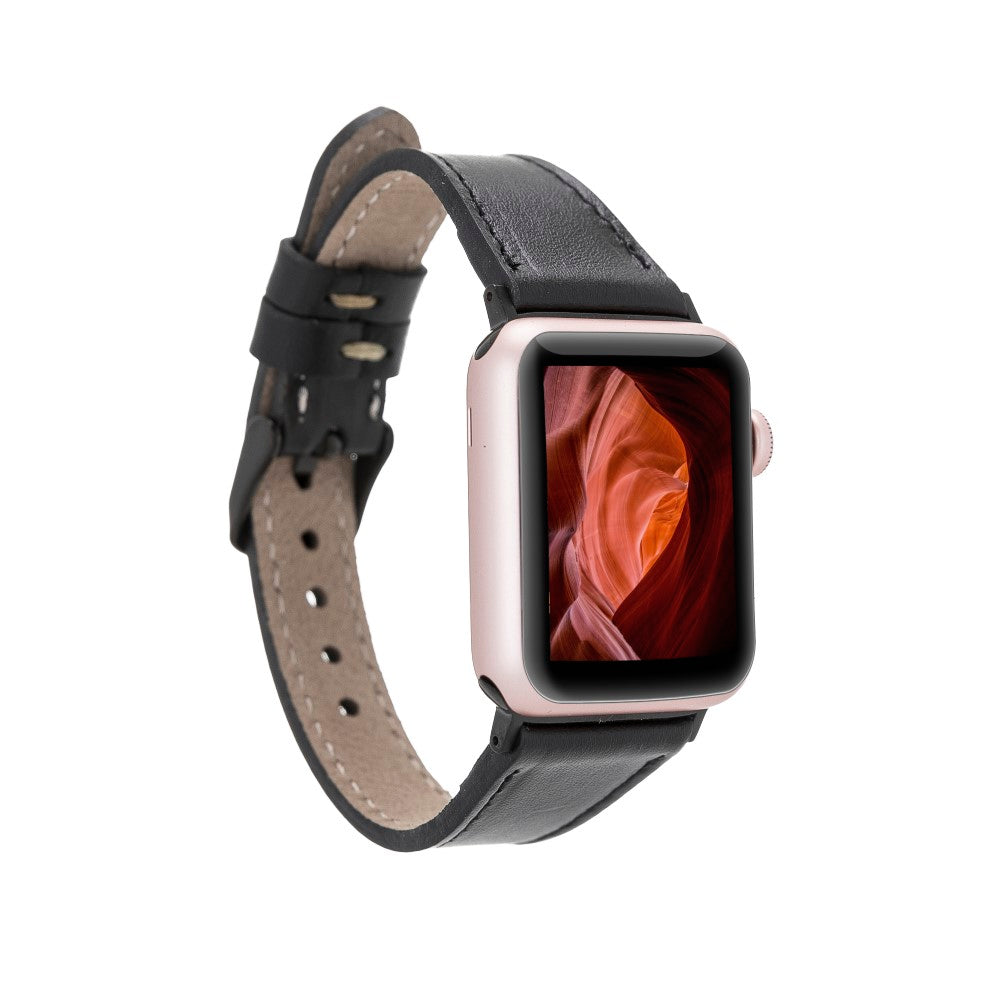 Apple Watch Uyumlu Deri Kordon Slim RST1