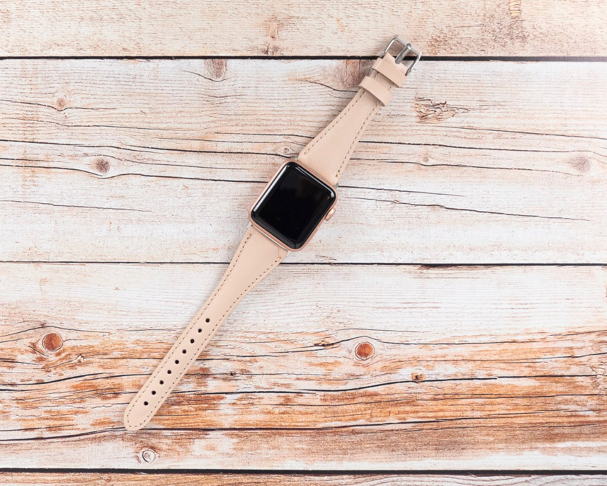 Apple Watch Uyumlu Deri Kordon Slim NU1