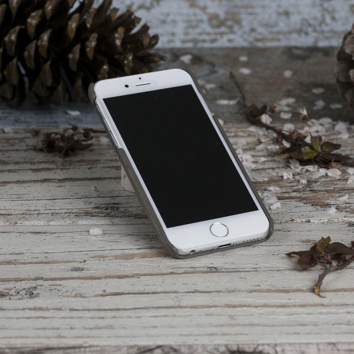 Apple iPhone 6-6s Uyumlu Deri Arka Kapak FXCP UJCC FL6