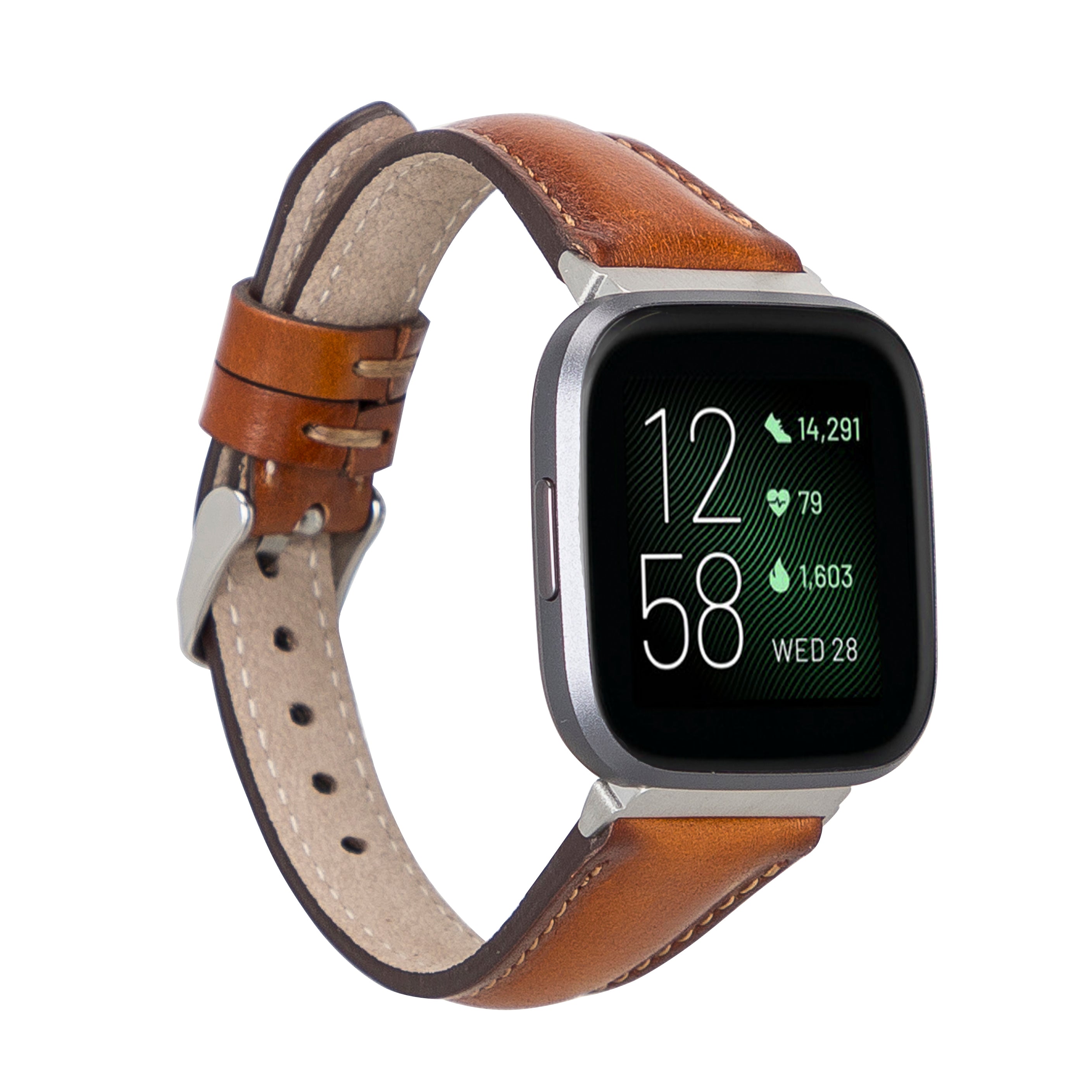 Fitbit Versa-Versa Lite-Versa 2 Uyumlu Deri Kordon, Slim RST2EF