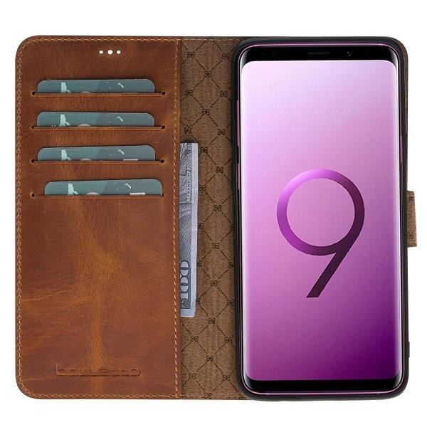 Samsung Galaxy S9 Plus Uyumlu Deri Cüzdanlı Kılıf G19