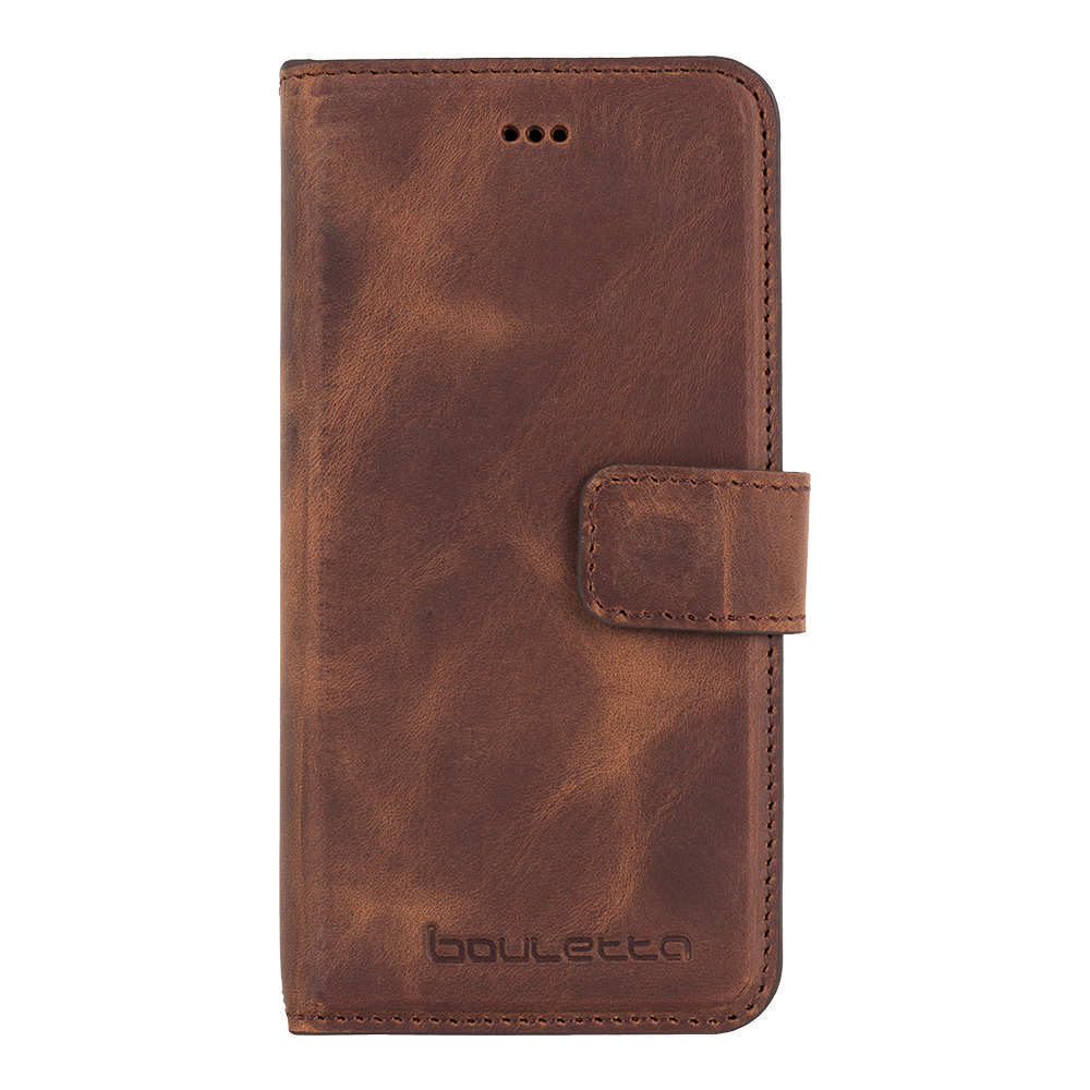 Apple iPhone 7-8-SE Uyumlu Deri Cüzdanlı Kılıf G2