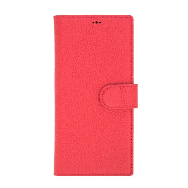 Samsung Galaxy Note 10 Plus Uyumlu Deri Cüzdanlı Kılıf ERC2