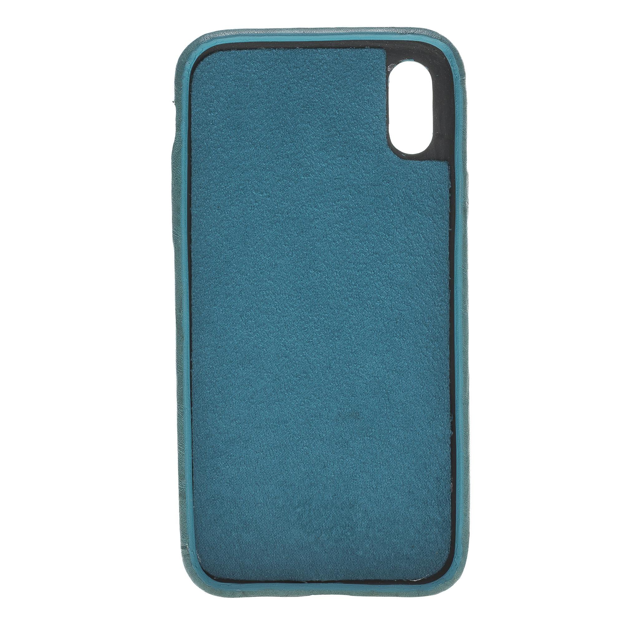 Apple iPhone X-XS Uyumlu Deri Arka Kapak FXCP UCCC B14