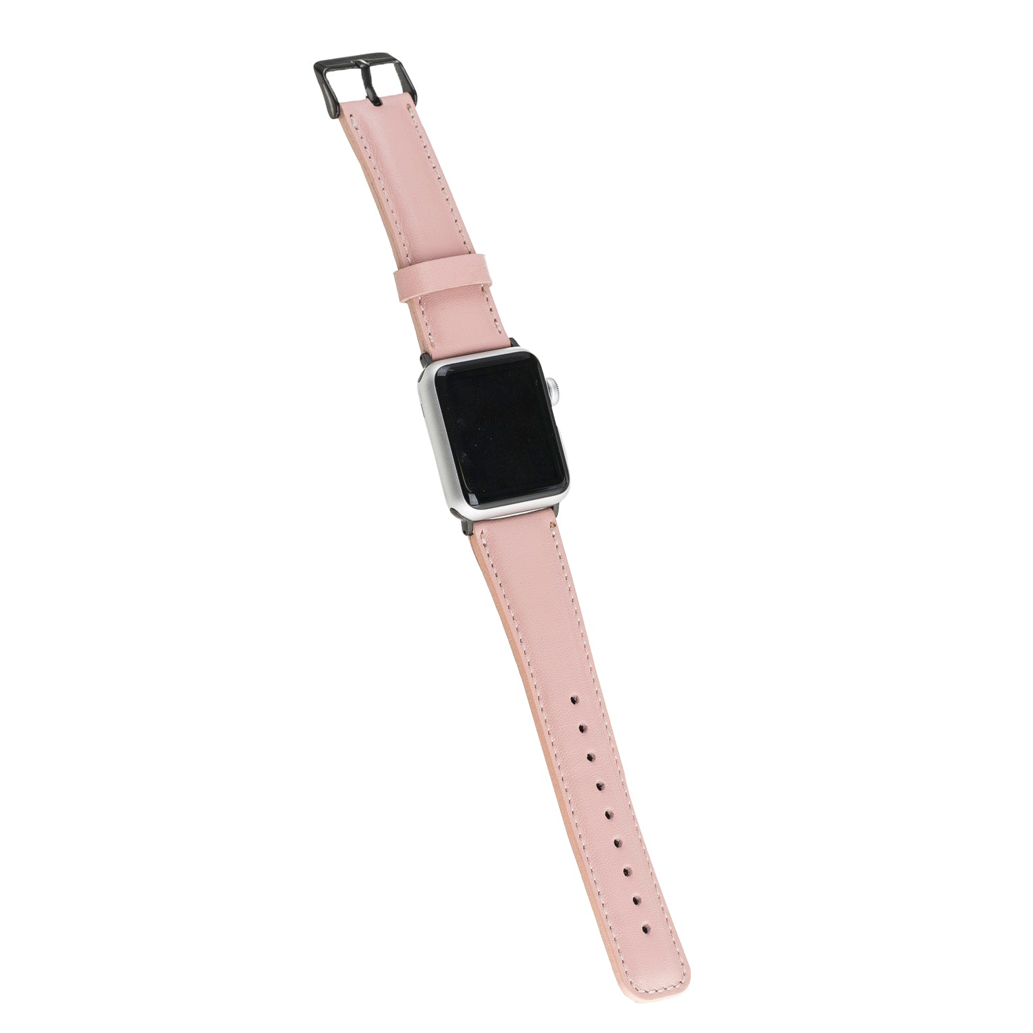 Apple Watch Uyumlu Deri Kordon NU2-SM3 Siyah