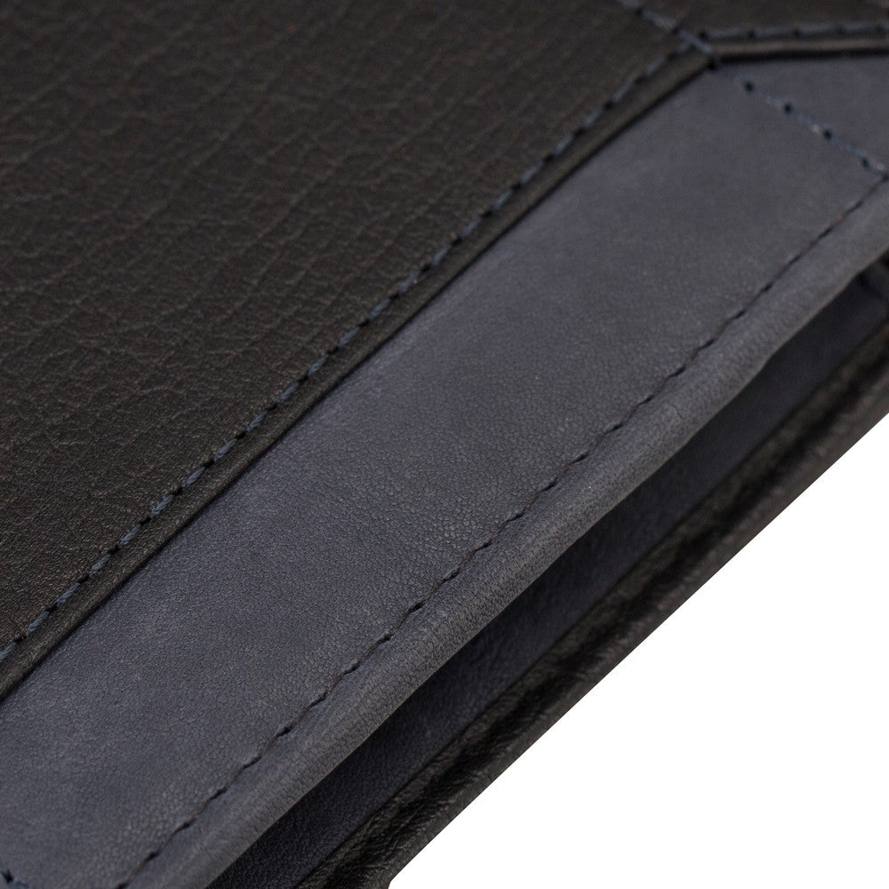 Burkley 6249 Deri Cüzdan Lacivert