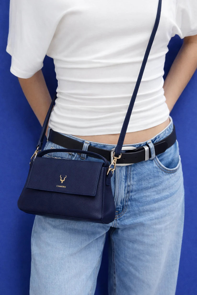 Arvelia Luxury Hakiki Deri Çanta - El ve Omuz Askılı Mini Bag