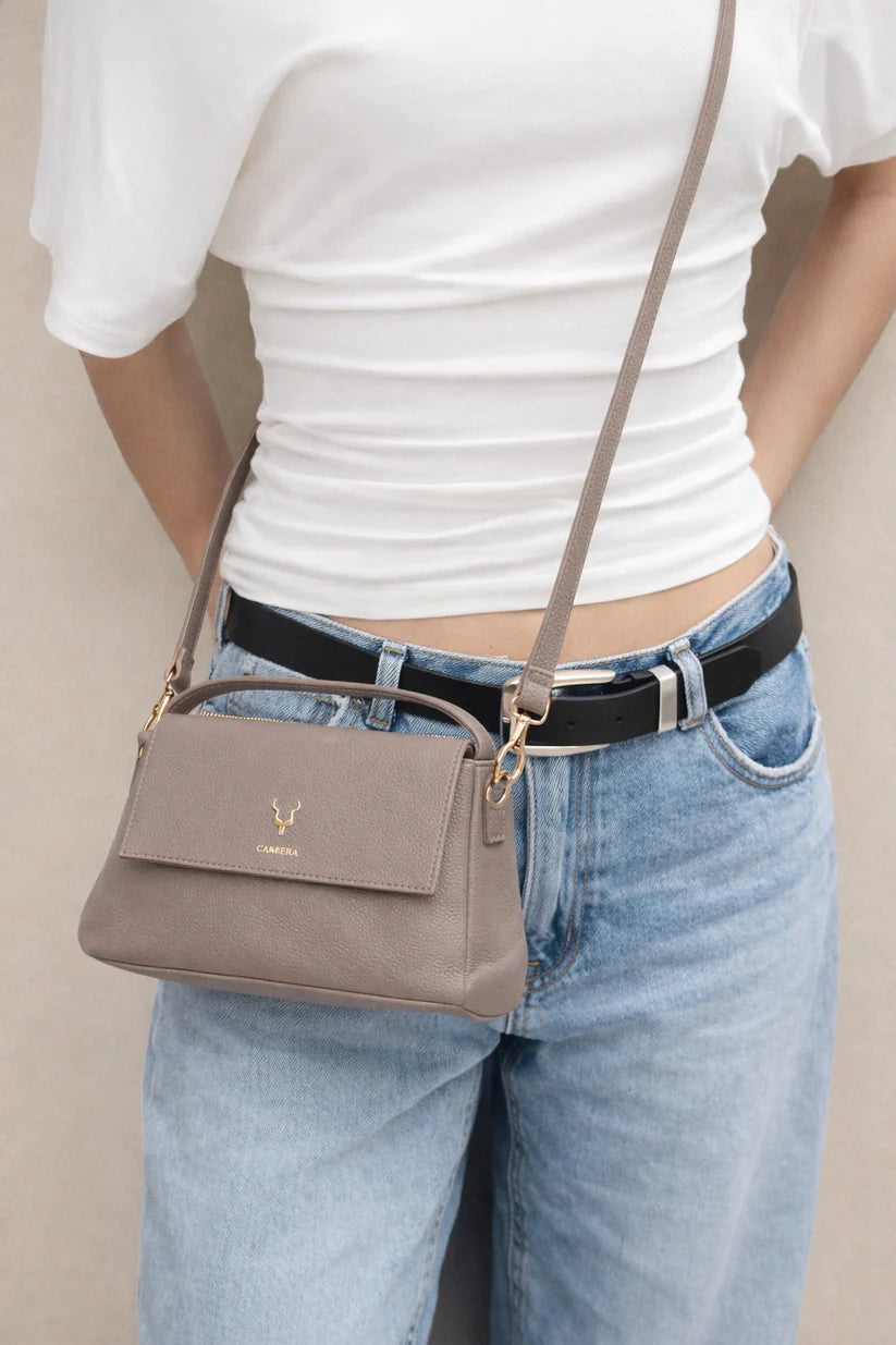 Arvelia Luxury Hakiki Deri Çanta - El ve Omuz Askılı Mini Bag