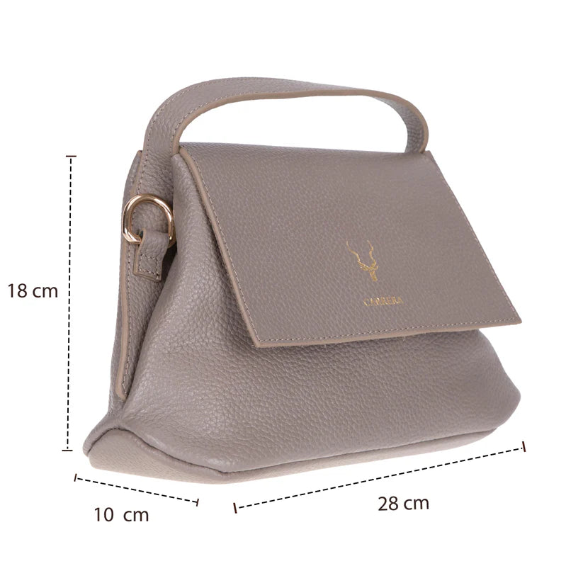 Arvelia Luxury Hakiki Deri Çanta - El ve Omuz Askılı Mini Bag