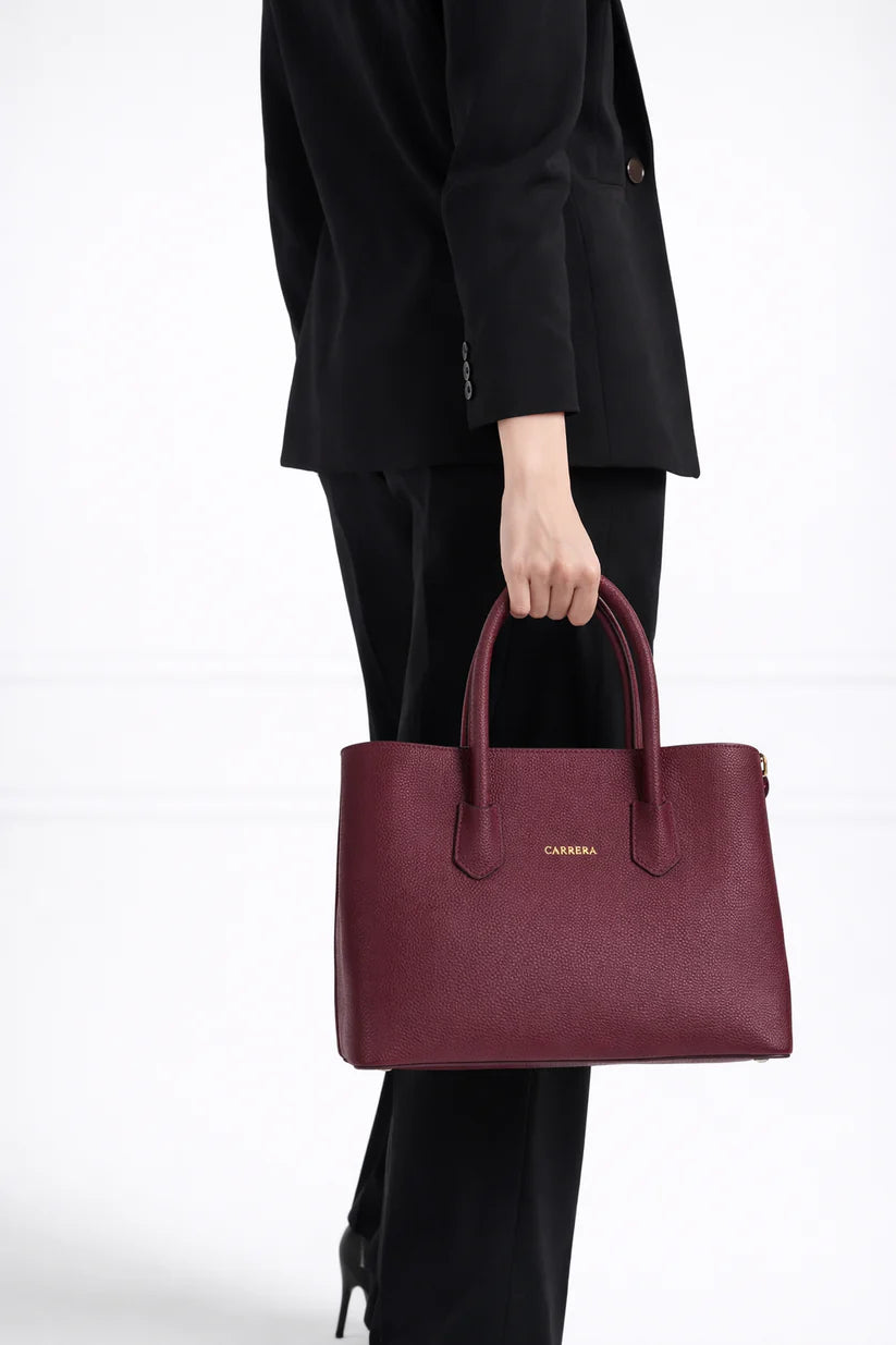 Novelya Hakiki Deri El Çantası - Geniş İç Hacimli Premium Croco Tote Bag