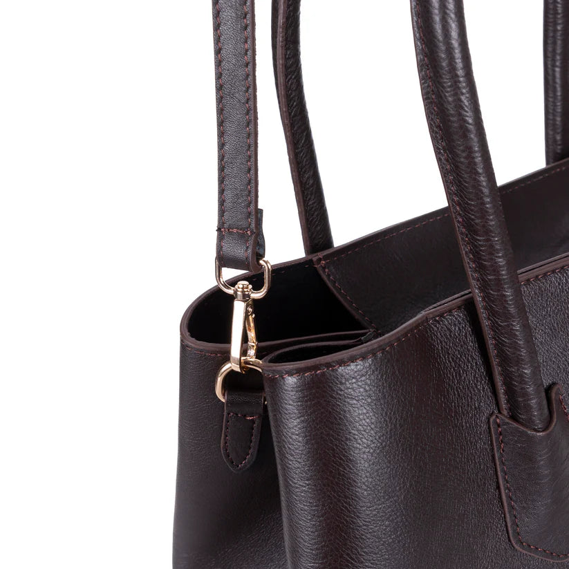 Novelya Hakiki Deri El Çantası - Geniş İç Hacimli Premium Croco Tote Bag