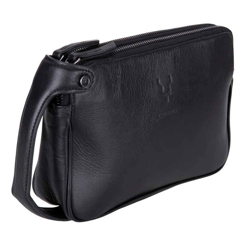 Valdiero %100 Hakiki Dana Derisi Erkek El Portföyü - Çok Bölmeli Vintage Organizer