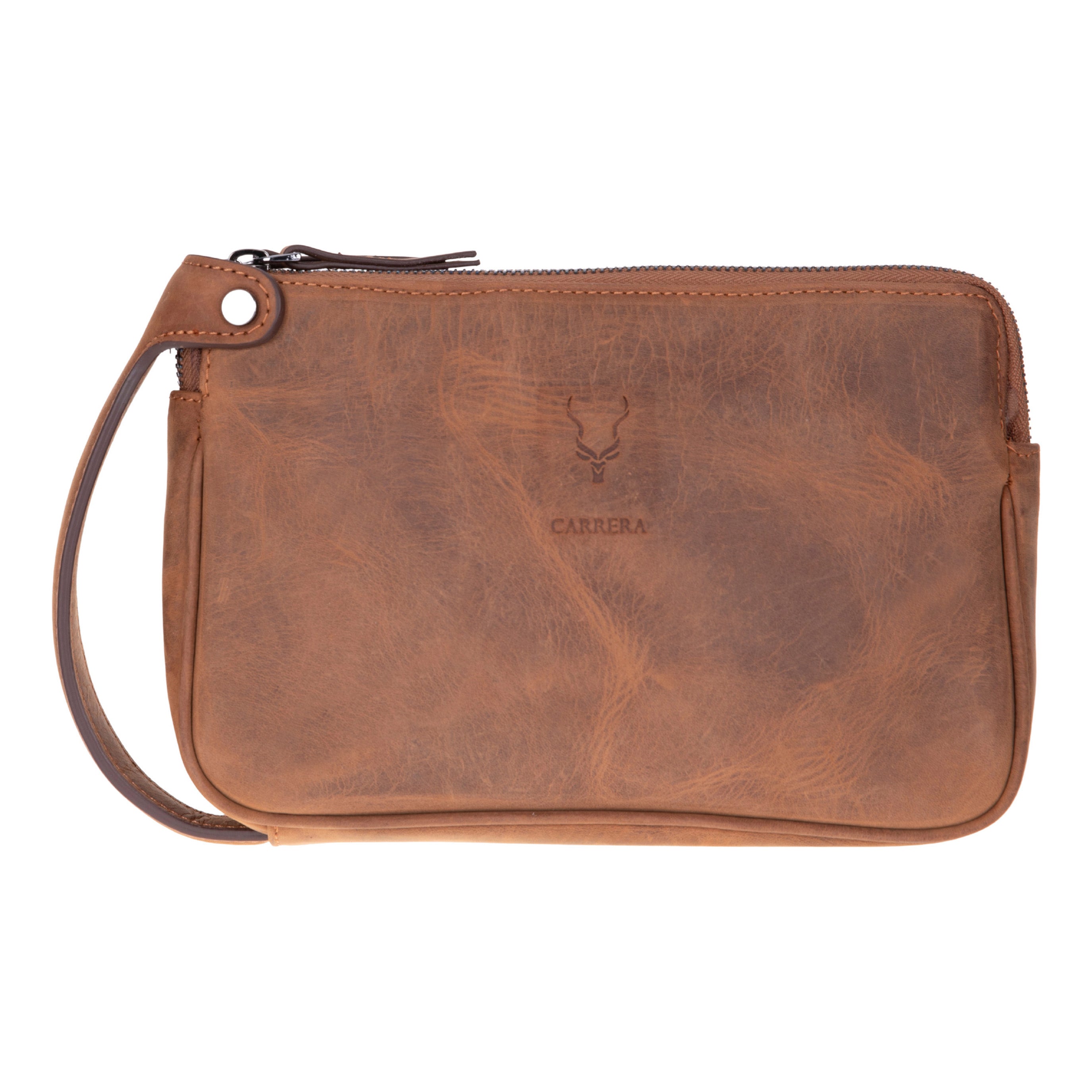 Valdiero %100 Hakiki Dana Derisi Erkek El Portföyü - Çok Bölmeli Vintage Organizer
