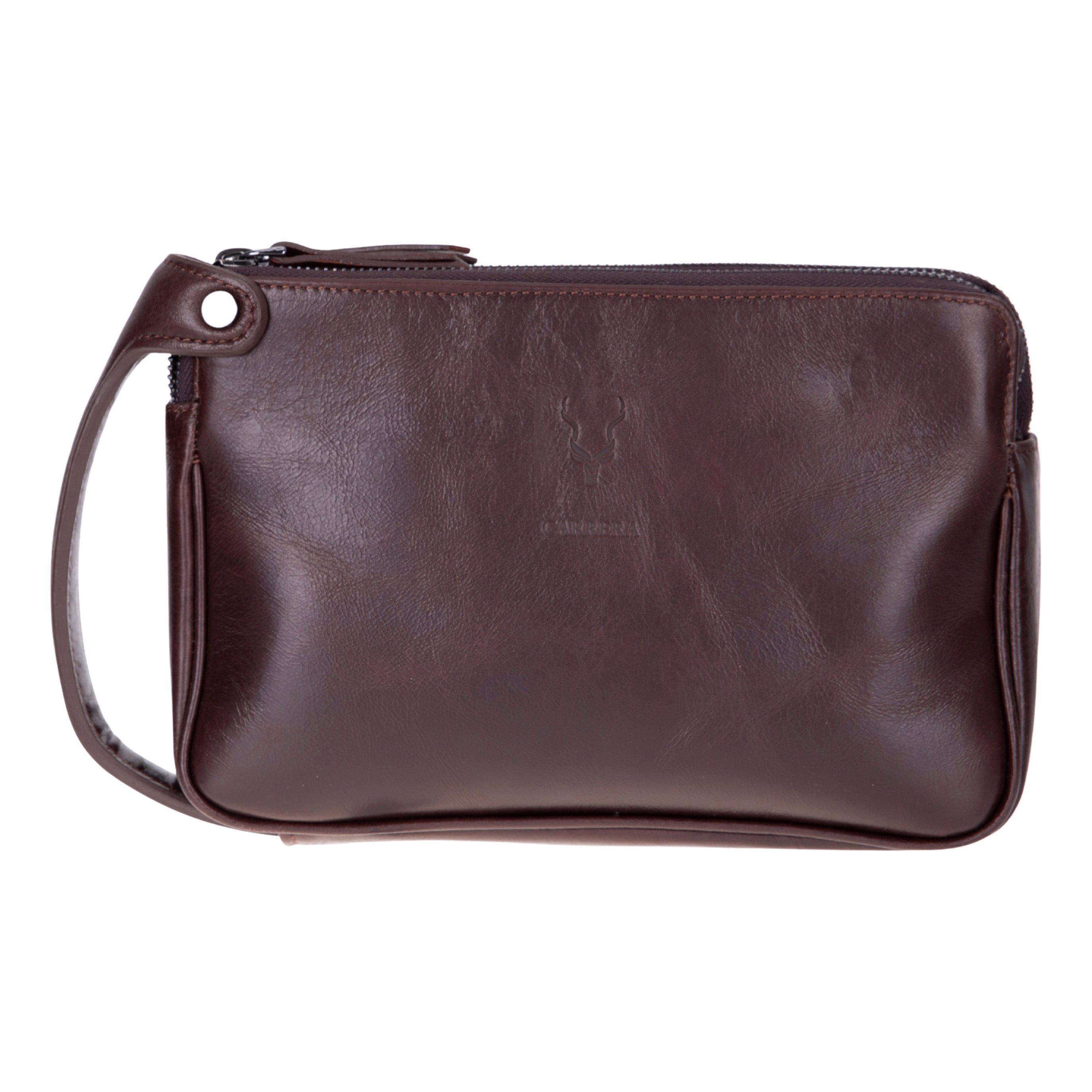Valdiero %100 Hakiki Dana Derisi Erkek El Portföyü - Çok Bölmeli Vintage Organizer