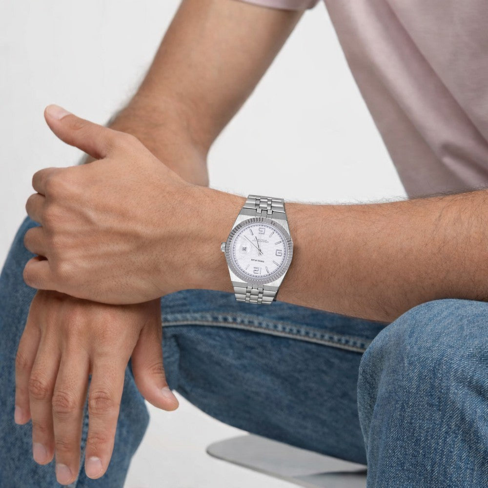 Erkek Kol Saati - Signature Collection - Model-4 ST3442AGS White/Silver
