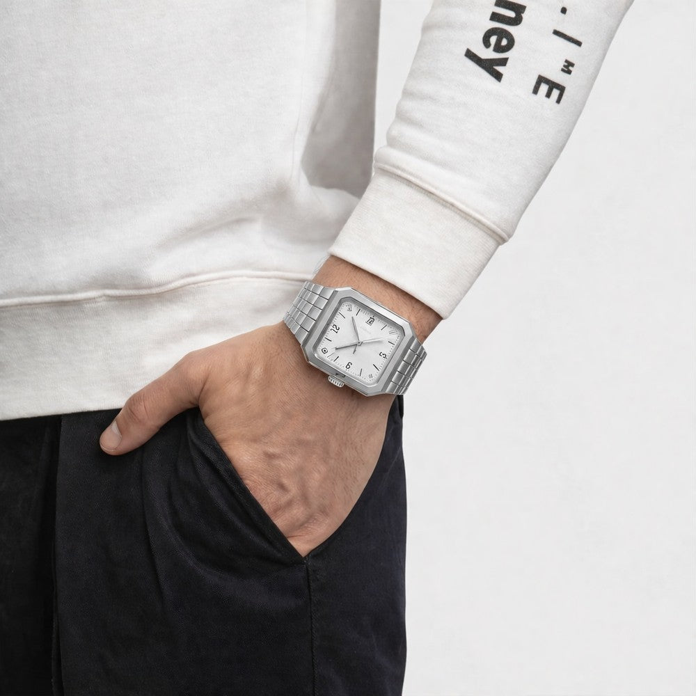 Erkek Kol Saati - Signature Collection - Model-8 RS23146 White/Silver