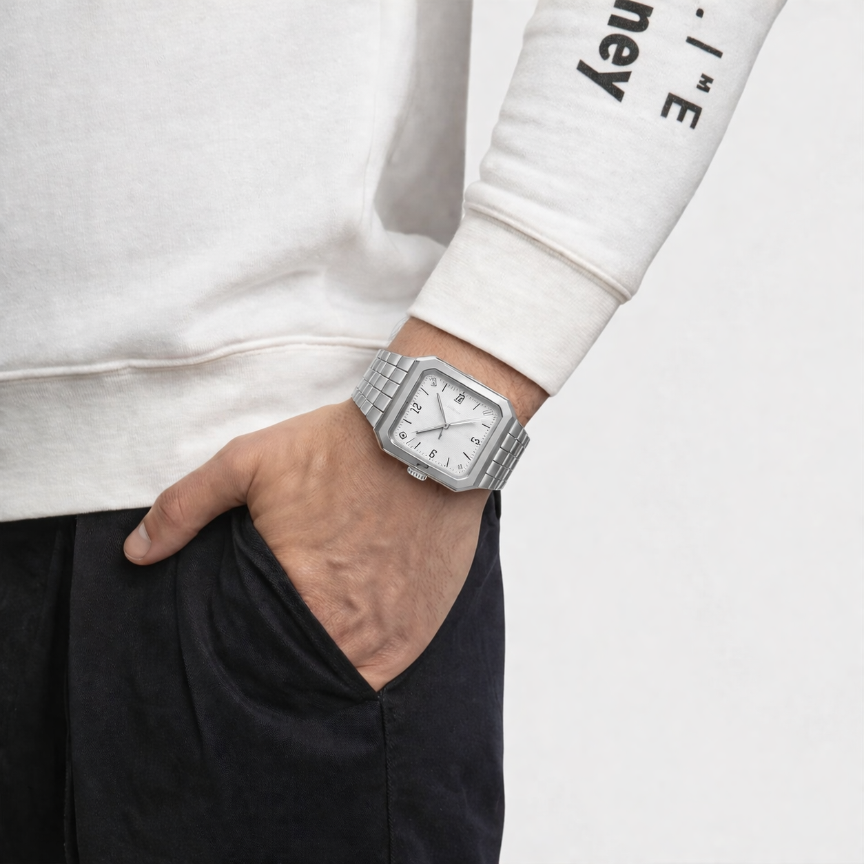 Erkek Kol Saati - Signature Collection - Model-8 RS23146 White/Silver